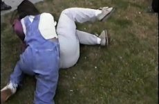 Girl Fight at a skate park