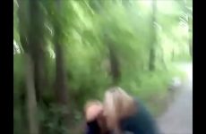 Jungle vibe? A fight between two girls in the forest