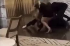 Mass brawl in the hotel - we hope it's not football players - Best Street Fight