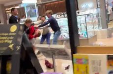 Mass fight breaks out in a mall - Best Street Fight