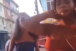 Epic trans women fight in Brazil - Best Street Fight